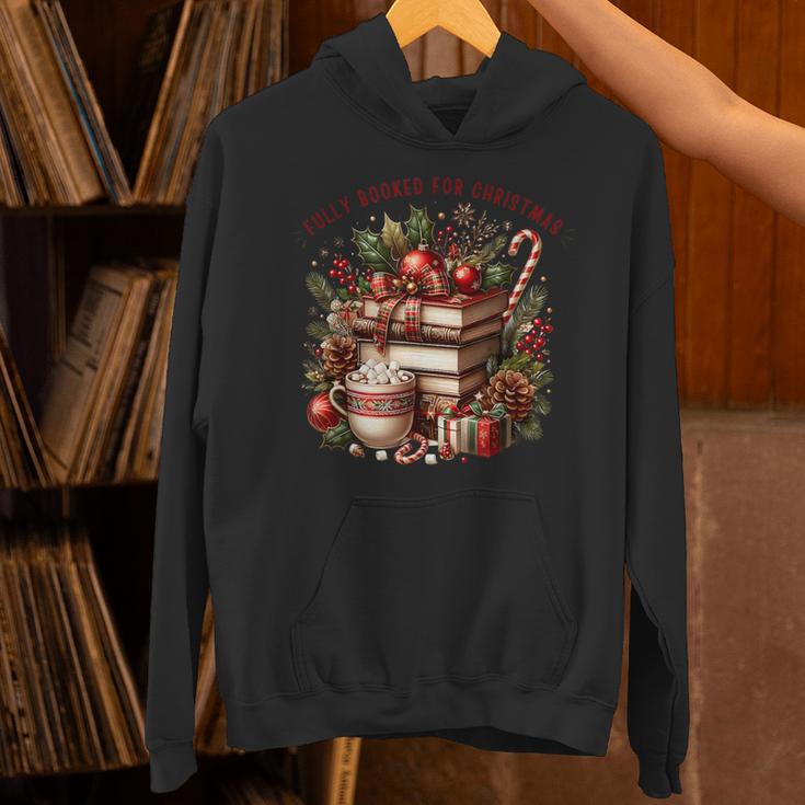 Fully Booked For Christmas Cozy Holiday Books Winter Reading Unisex Hoodie