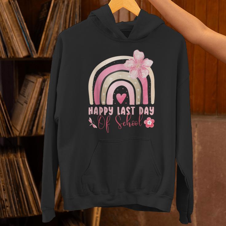 Fun Happy Last Day Of School Girl Student Graduation Rainbow Unisex Hoodie