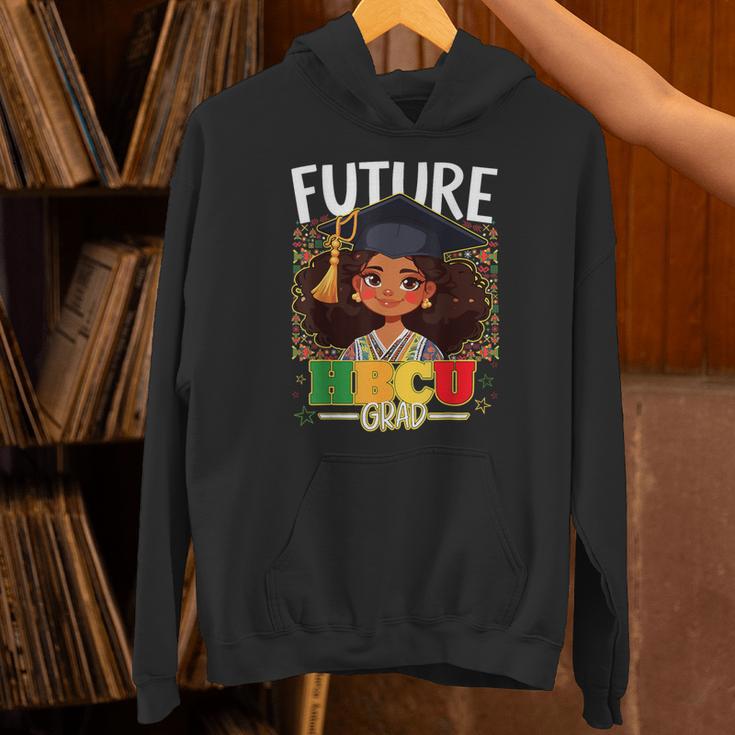 Future HBCU Grad Afro Girl College Graduation Kids Unisex Hoodie