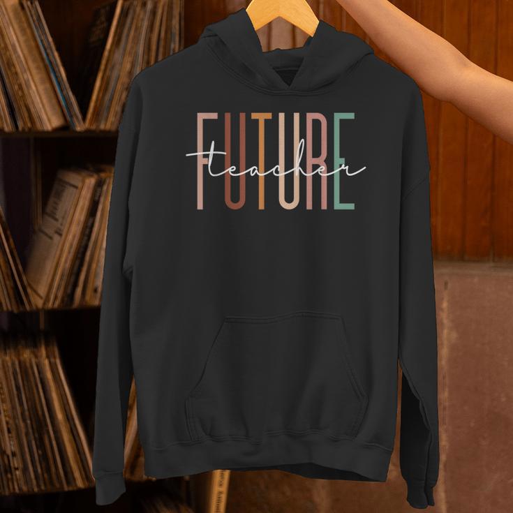 Future Teacher Educator Teacher In Progress Graduation Unisex Hoodie