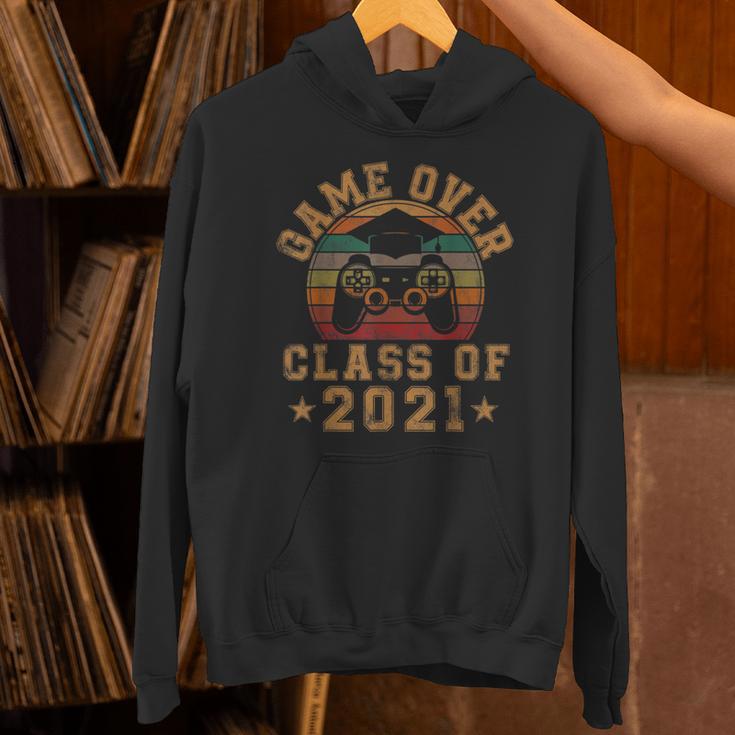 Game Over Class Of 2021 Senior 21 Graduation Video Gamer Unisex Hoodie