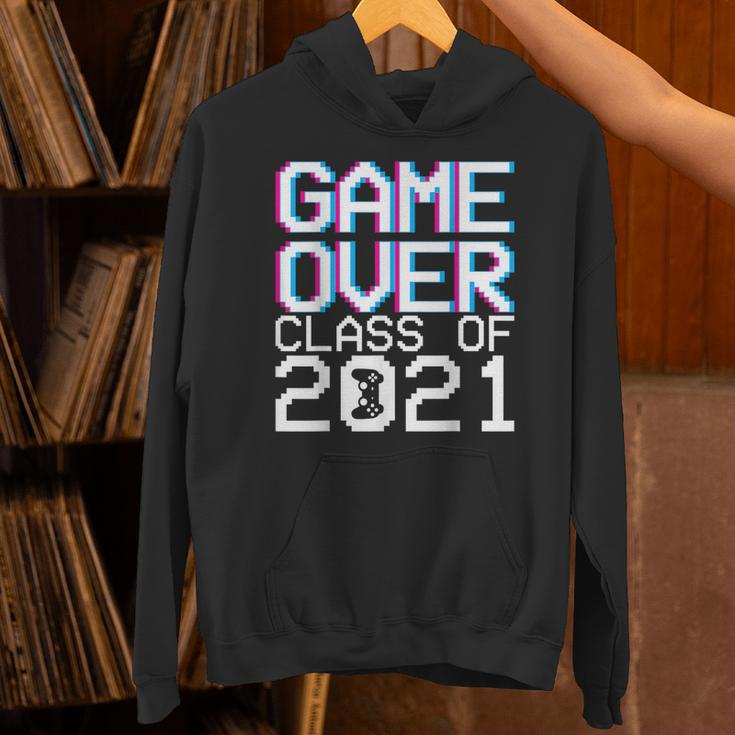 Game Over Class Of 2021 Video Games Graduation Gamer Unisex Hoodie