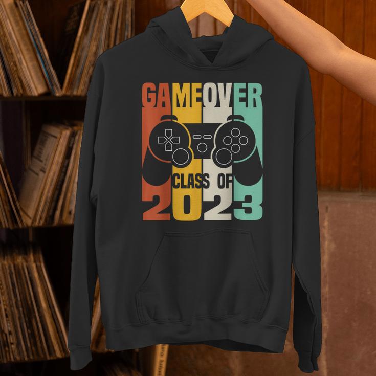 GAME OVER Class Of 2023 Video Games Vintage Graduation Gamer Unisex Hoodie