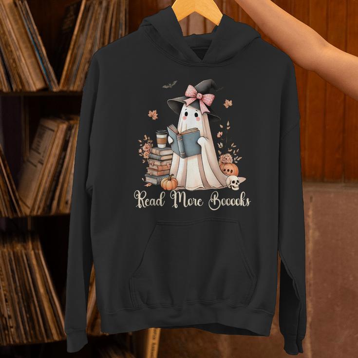 Ghost Reading Book Coquette Bow Halloween Girl Kid Teacher Unisex Hoodie Ghost Reading Book Coquette Bow Halloween Girl Kid Teacher Unisex Hoodie