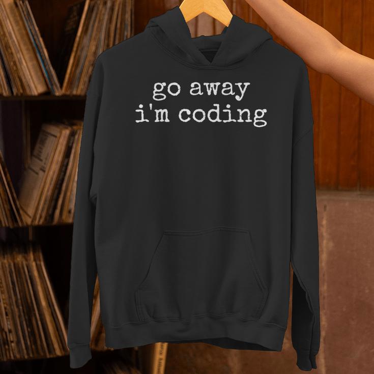 Go Away I'm Coding Introvert Programmer Unisex Hoodie Go Away I'm Coding Introvert Programmer Unisex Hoodie