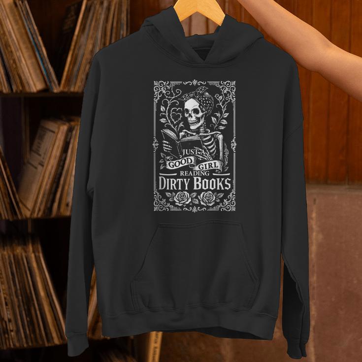 Good Girl Dirty Books Humor Dark Romance Bookworm Unisex Hoodie Good Girl Dirty Books Humor Dark Romance Bookworm Unisex Hoodie