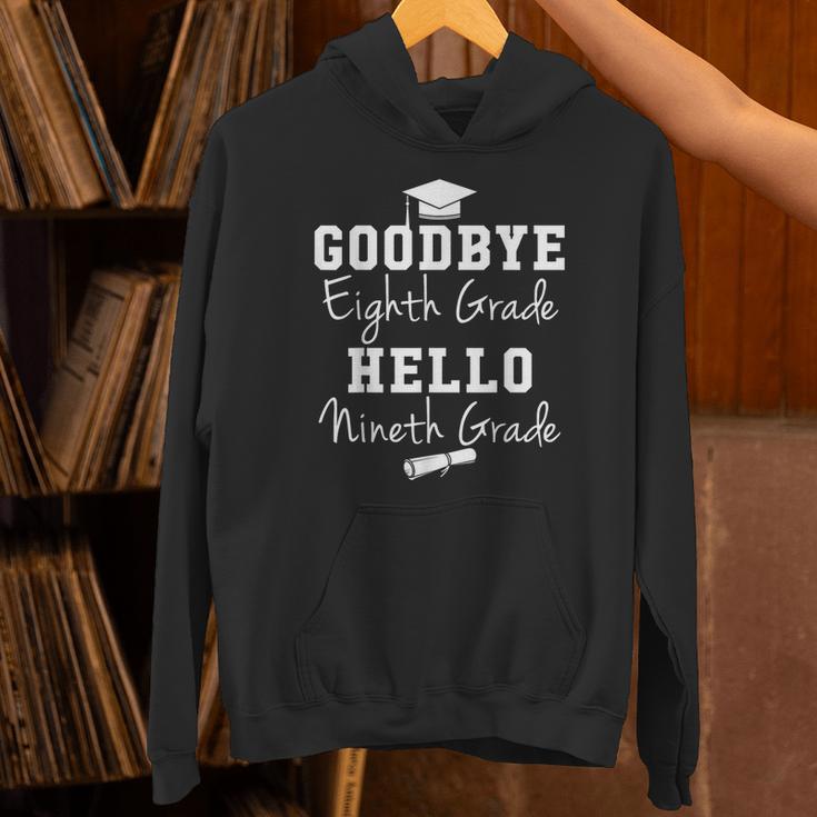 Goodbye 8th Grade Hello 9th Grade Graduation Unisex Hoodie