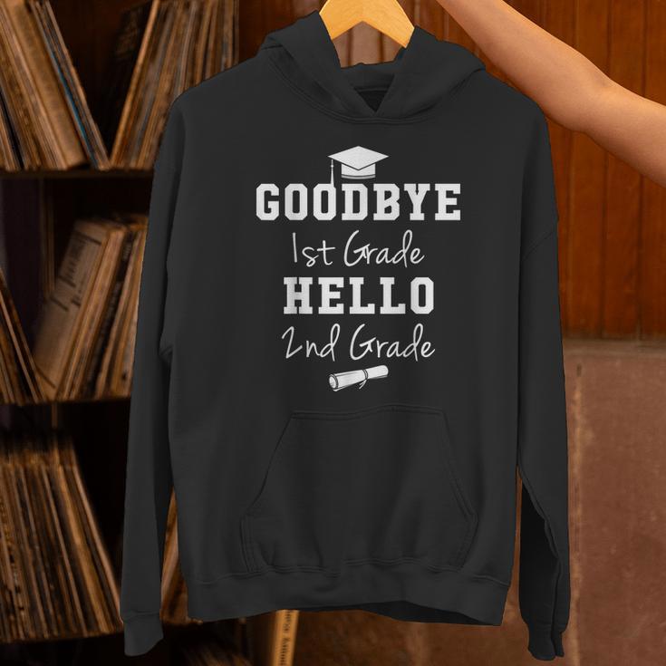 Goodbye First Grade Hello Second Grade Graduation Unisex Hoodie