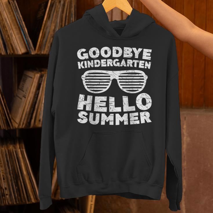 Goodbye Kindergarten Hello Summer Shirt Boy Girl Graduation Unisex Hoodie