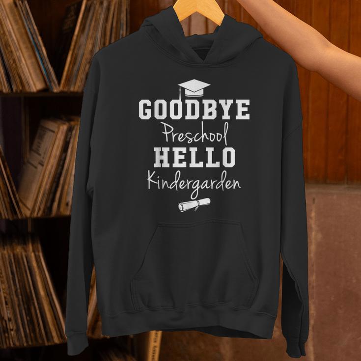 Goodbye Preschool Hello Kindergarden Graduation Unisex Hoodie