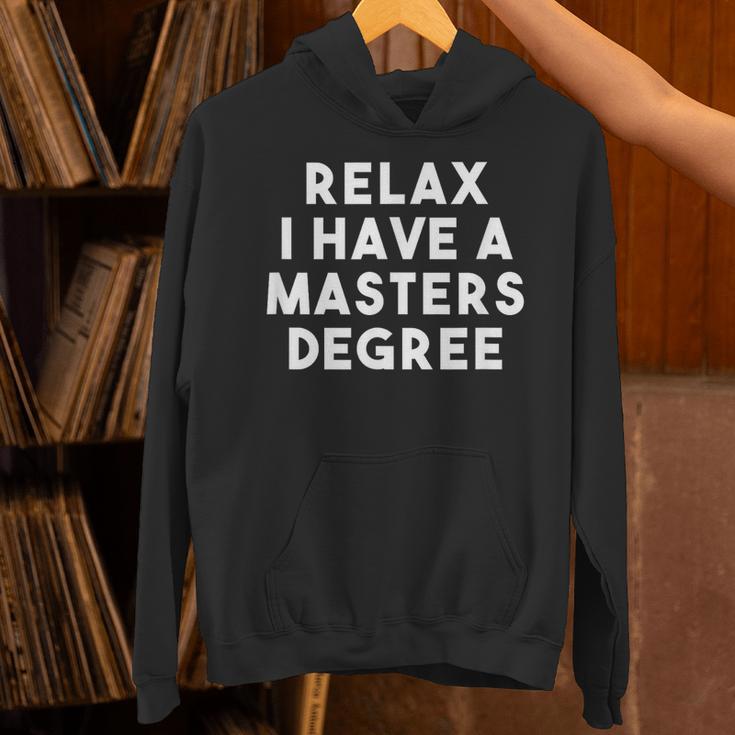 Grad School Graduation For Him Her Masters Degree Unisex Hoodie