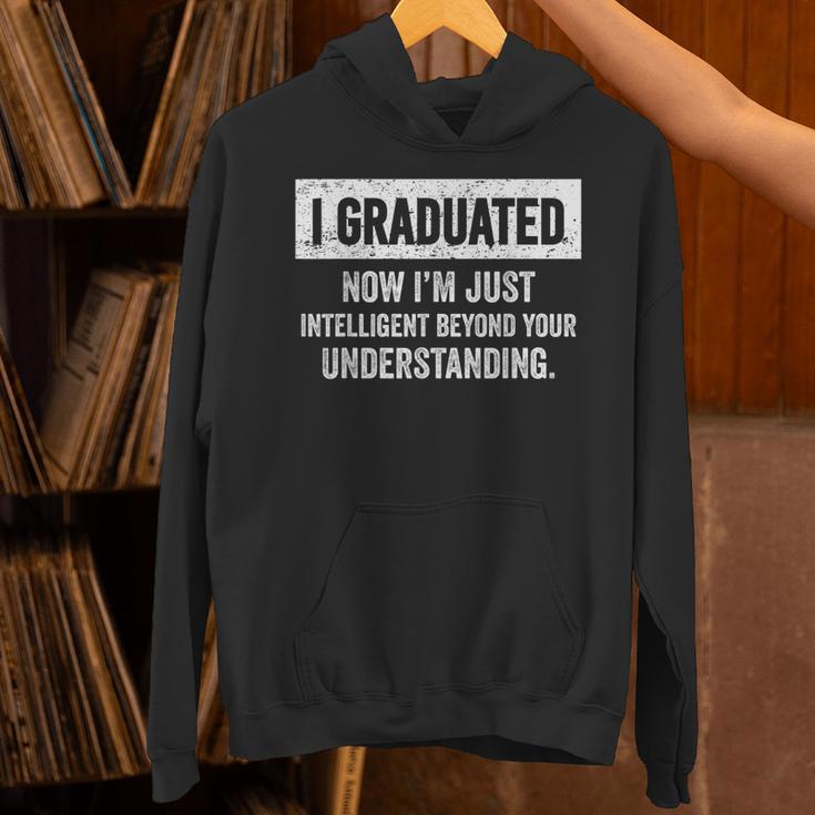 I Graduated I'm Just College High School Graduation 2026 Unisex Hoodie