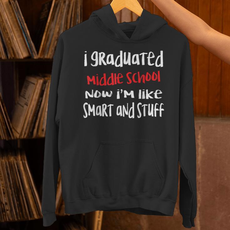 I Graduated Middle School Graduation Unisex Hoodie