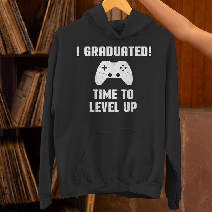 I Graduated Time To Level Up Graduation T-Shirt Unisex Hoodie