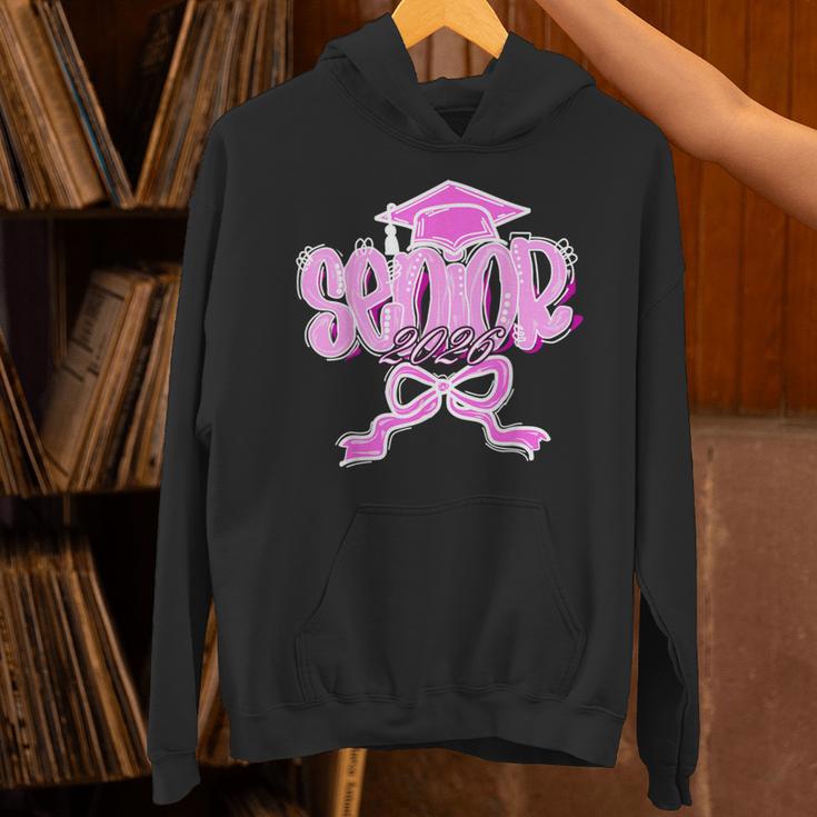 Graduation 2026 Senior 2026 Class Of 2026 Coquette Pink Girl Unisex Hoodie