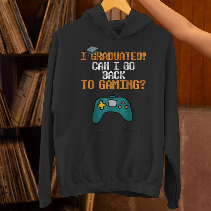 Graduation I Graduated Can I Go Back To Gaming Unisex Hoodie