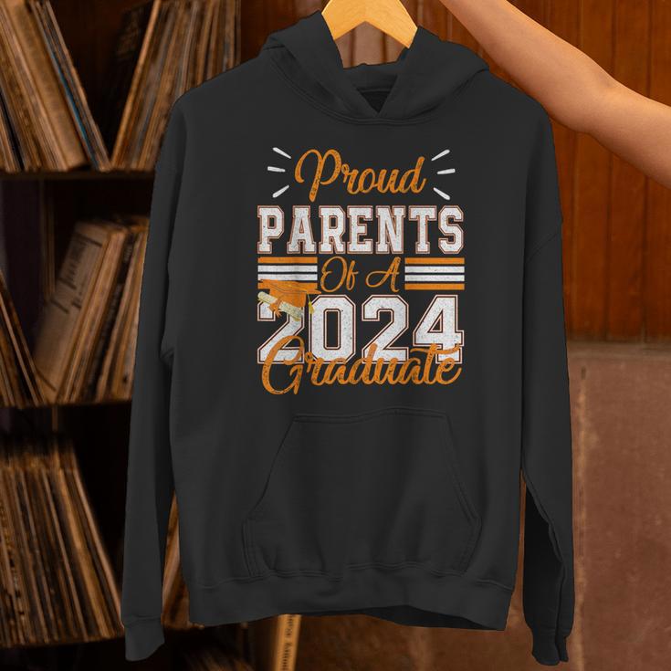 Graduation Proud Parents Of a 2024 Graduate For Mom And Dad Unisex Hoodie