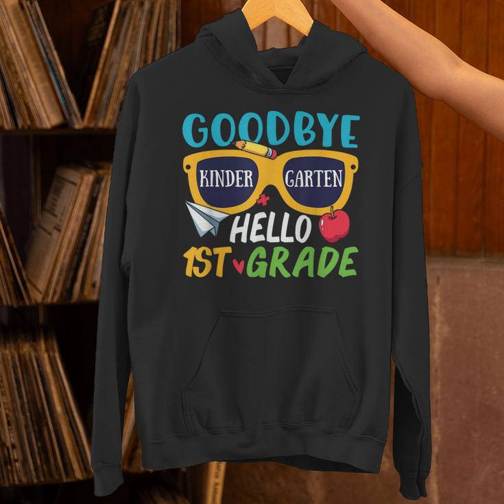 Graduation Shirt Goodbye Kindergarten Hello 1st Grade School Unisex Hoodie