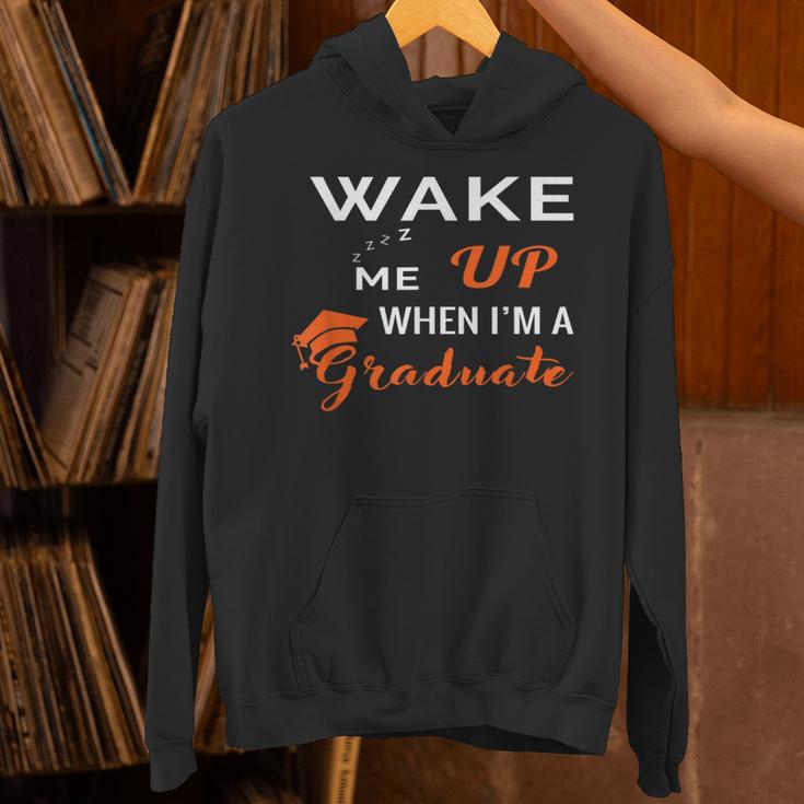 Graduation Shirt High School And College For Sleepy Graduate Unisex Hoodie