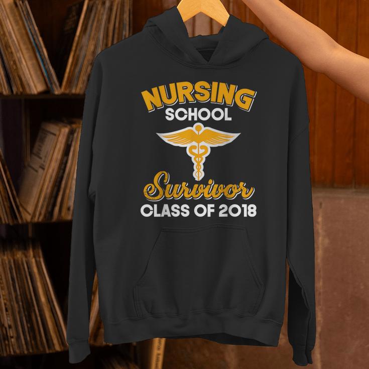 Graduation Shirt Nursing School Survivor Class Of 2018 Tee Unisex Hoodie