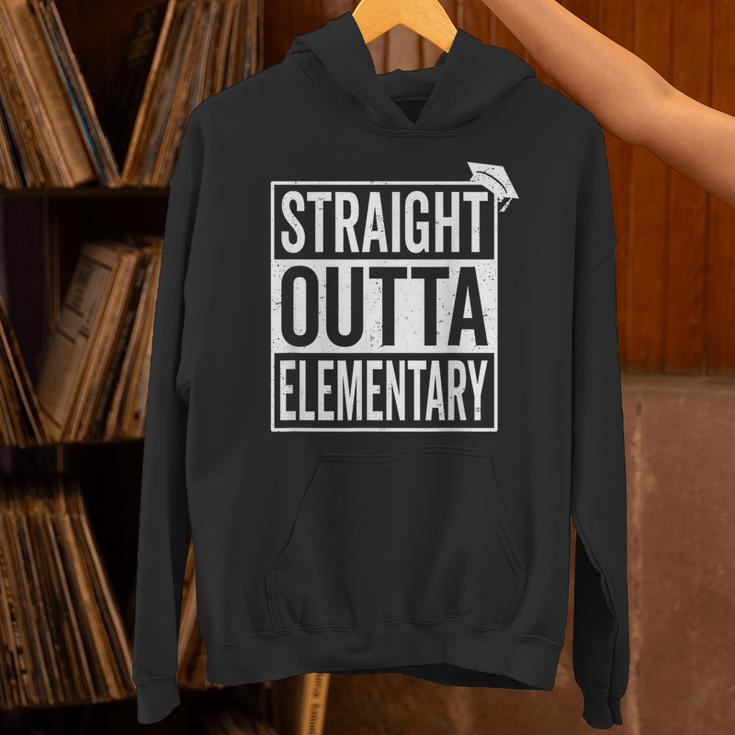 Graduation Shirt Straight Outta Elementary Unisex Hoodie