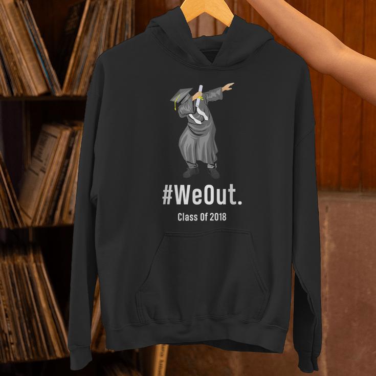 Graduation T-Shirt Dabbing Graduation We Out Class Of 2018 Unisex Hoodie