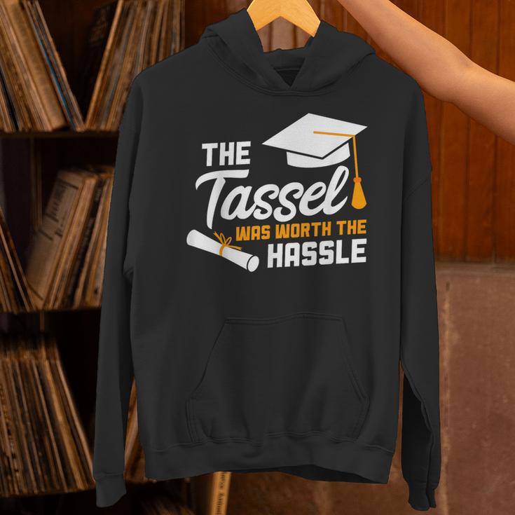 GraduationShirt Tassel Was Worth The Hassle Tee Unisex Hoodie