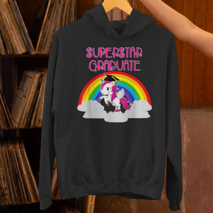 Graduation Unicorn Superstar Magical Colorful Rainbow Tshirt Unisex Hoodie