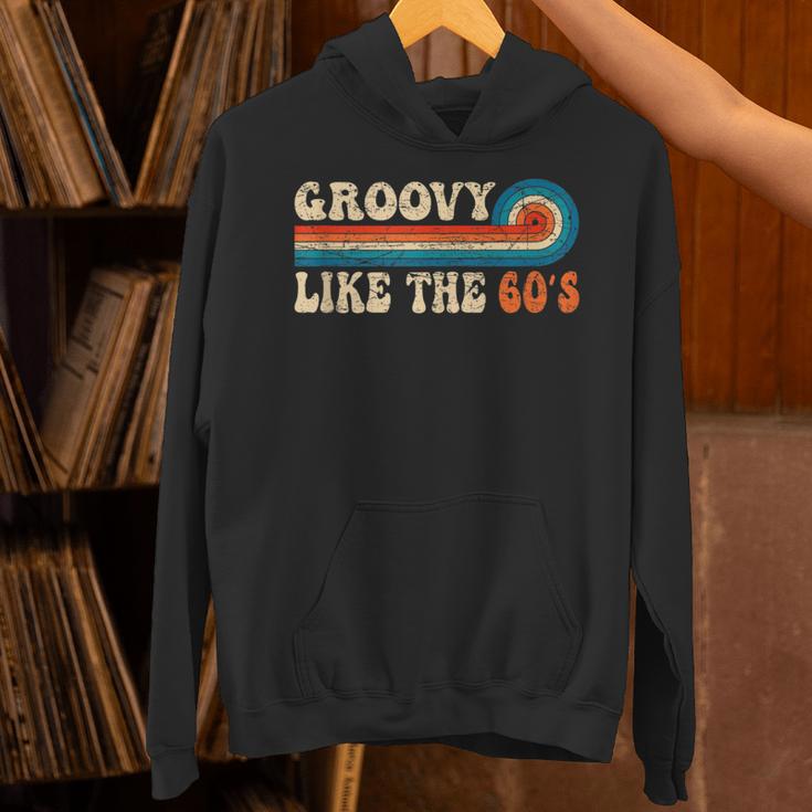 Groovy Like The 60s Aesthetic Nostalgia 1960's Retro Unisex Hoodie Groovy Like The 60s Aesthetic Nostalgia 1960's Retro Unisex Hoodie