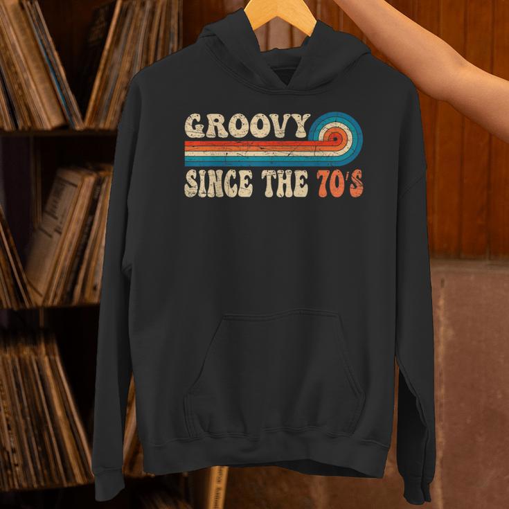 Groovy Since The 70s Aesthetic Nostalgia 1970's Retro Unisex Hoodie Groovy Since The 70s Aesthetic Nostalgia 1970's Retro Unisex Hoodie