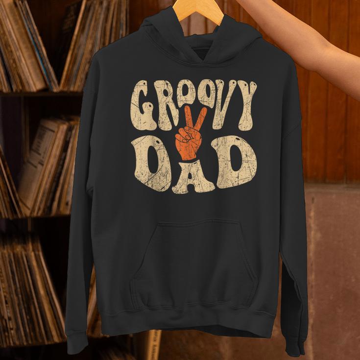 Groovy Dad 70s Aesthetic Nostalgia 1970's Retro Dad Unisex Hoodie