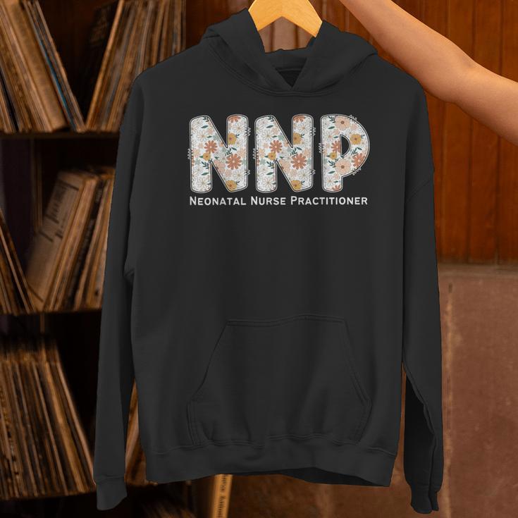 Groovy NNP Neonatal Nurse Practitioner Floral Graduation Unisex Hoodie