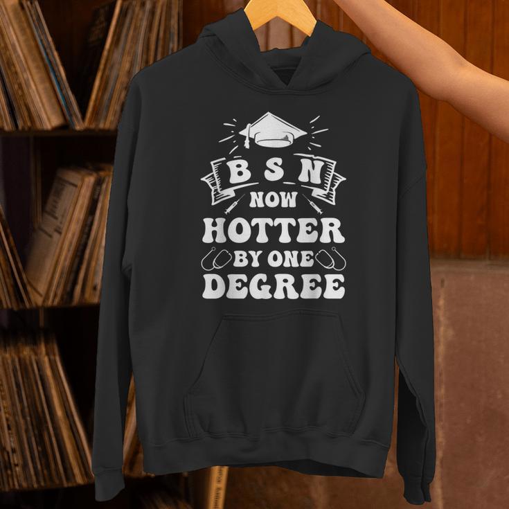 Groovy Nurse BSN Now Hotter By One Degree Graduation BSN RN Unisex Hoodie