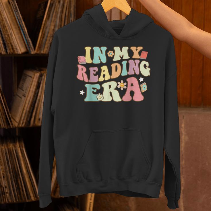 Groovy In My Reading Era Read Book Reader Reading Unisex Hoodie