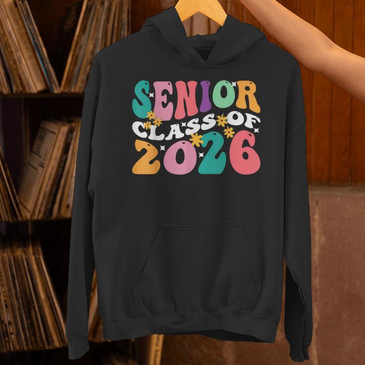 Groovy Senior Class Of 2026 My Last First Day Graduation 26 Unisex Hoodie