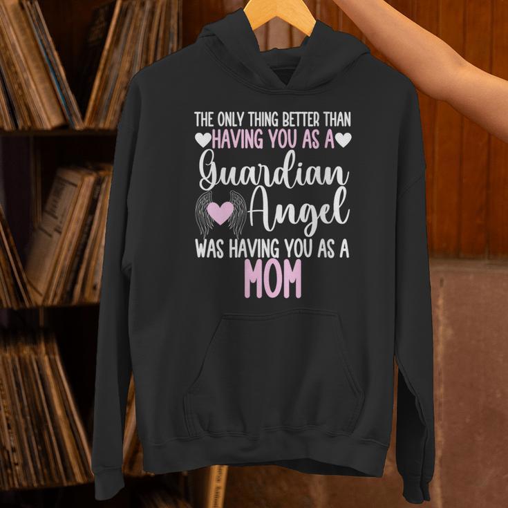 Guardian Angel Memorial In Memory Of Mom Mother Daughter Unisex Hoodie Guardian Angel Memorial In Memory Of Mom Mother Daughter Unisex Hoodie