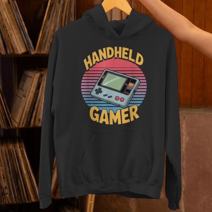 Handheld Gamer Retro Portable Console Nostalgia Unisex Hoodie Handheld Gamer Retro Portable Console Nostalgia Unisex Hoodie