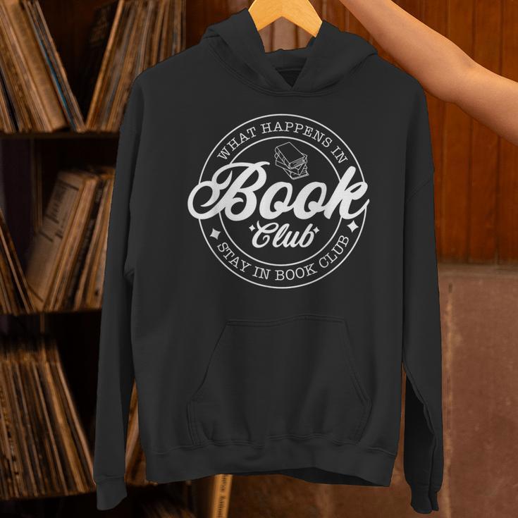 What Happens In Book Club Stays In Book Club Book Lover Unisex Hoodie What Happens In Book Club Stays In Book Club Book Lover Unisex Hoodie