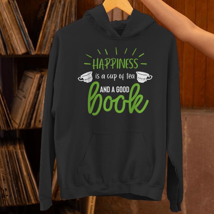 Happiness Is a Cup Of Tea And a Good Book Unisex Hoodie