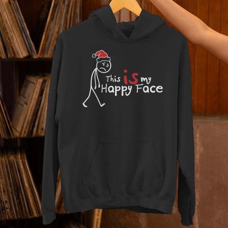 This Is My Happy Face List Christmas Introvert Unisex Hoodie This Is My Happy Face List Christmas Introvert Unisex Hoodie