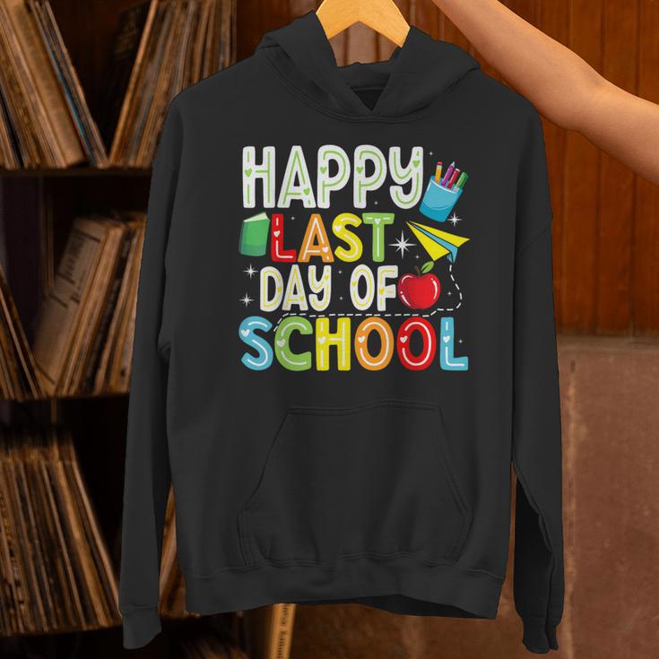 Happy Last Day Of School Teacher Kids Boys Girls Graduation Unisex Hoodie