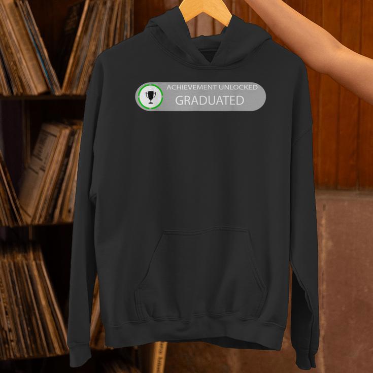 High School Or College Graduation Achievement Unlocked Unisex Hoodie
