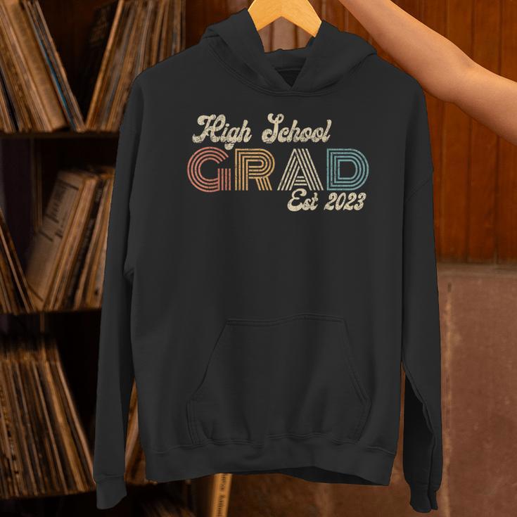 High School Grad 2023 Class Of 2023 Retro Graduation Done Unisex Hoodie