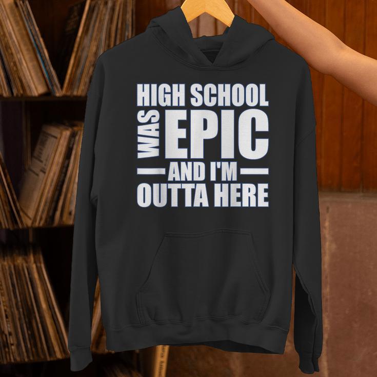 High School Graduate Graduation Party Meme Unisex Hoodie