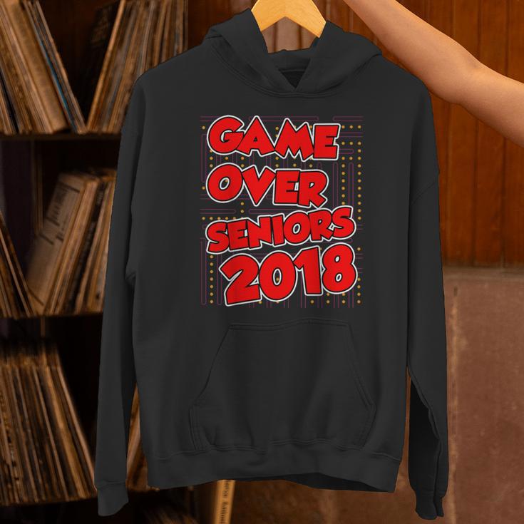 High School Graduation Tshirt Game Over Senior Class Of 2018 Unisex Hoodie