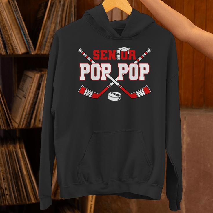 Hockey Senior Pop Pop Graduation Class Of 2026 Kids Unisex Hoodie