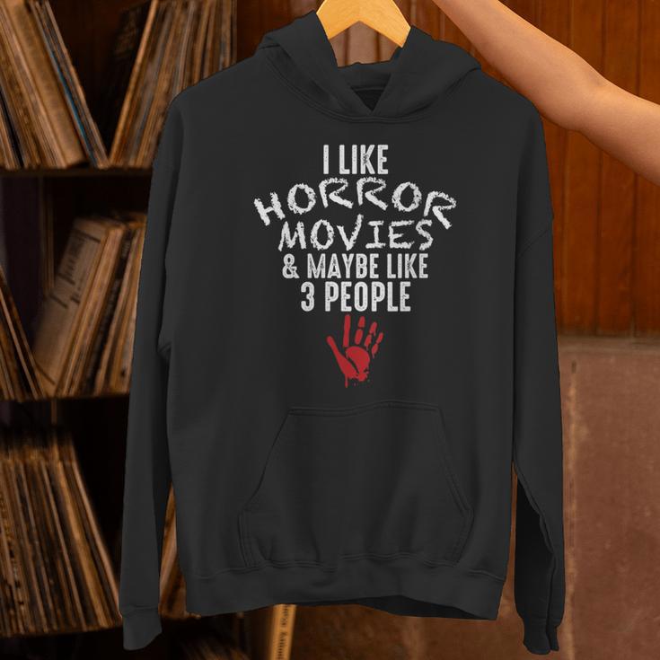 I Like Horror Movies And Maybe 3 People Introvert Unisex Hoodie