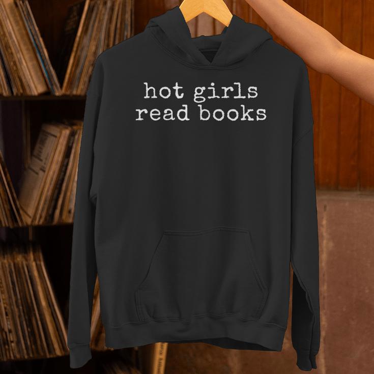 Hot Girls Read Books Reading Bookworm Librarian Unisex Hoodie Hot Girls Read Books Reading Bookworm Librarian Unisex Hoodie