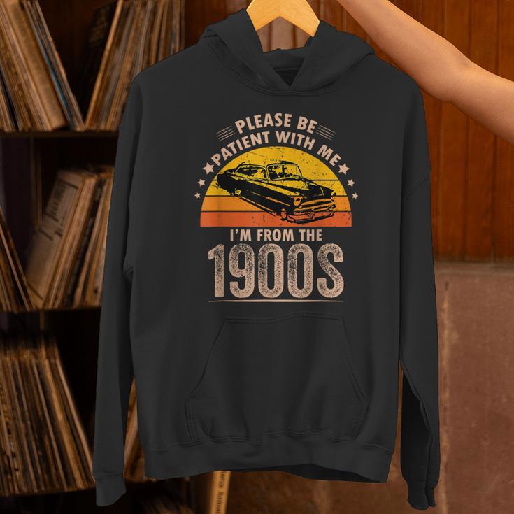 Humorous Saying Please Be Patient With Me I'm From The 1900s Unisex Hoodie Humorous Saying Please Be Patient With Me I'm From The 1900s Unisex Hoodie