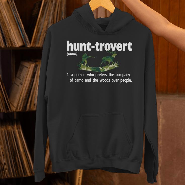 Hunt-Trovert Hunting Hunter Humor Definition Introvert Unisex Hoodie Hunt-Trovert Hunting Hunter Humor Definition Introvert Unisex Hoodie